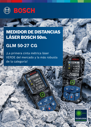 GLM 50-27 CG Medidor láser de distancias