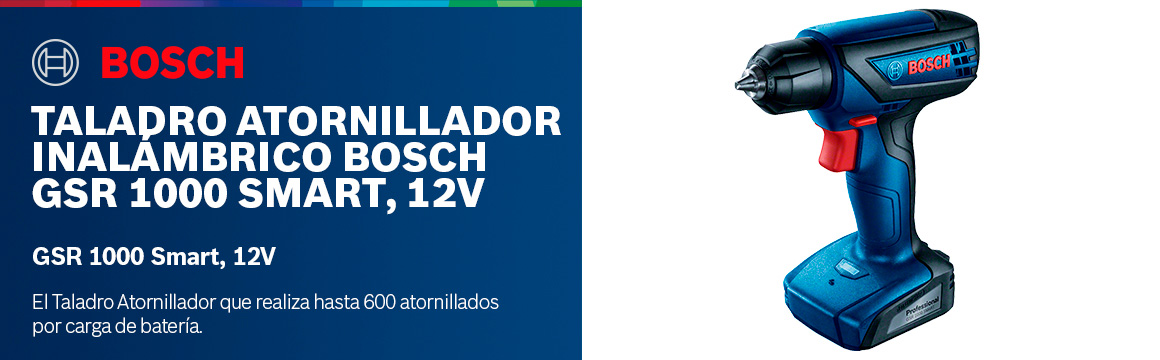 Taladro/Atornillador BOSCH Inalámbrico 12v GSR1000