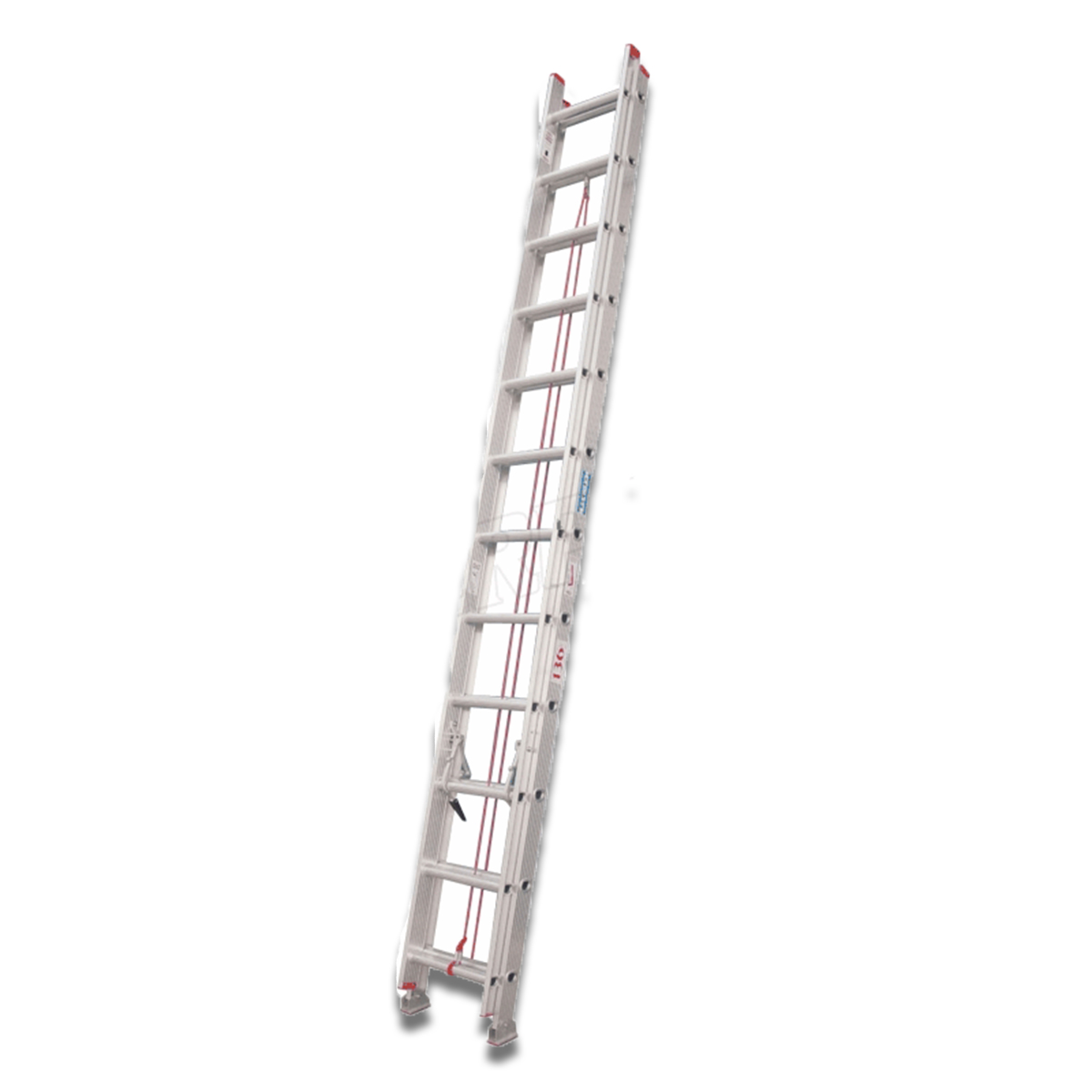 escalera extensible aluminio 2x8 peldaños alustep p008