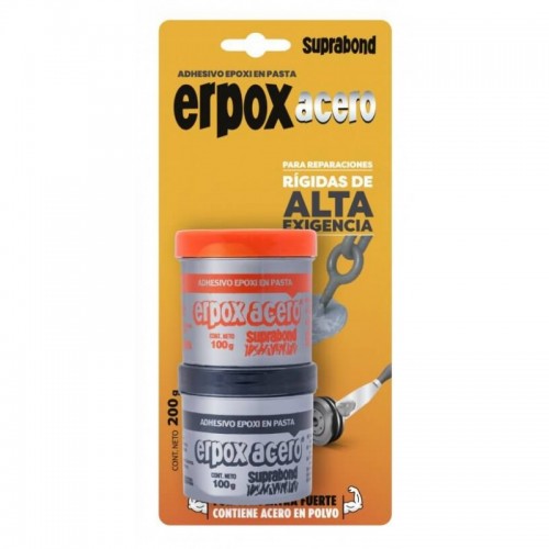 ERPOX ACERO JUEGO POTES 105Grs. - SUPRABOND