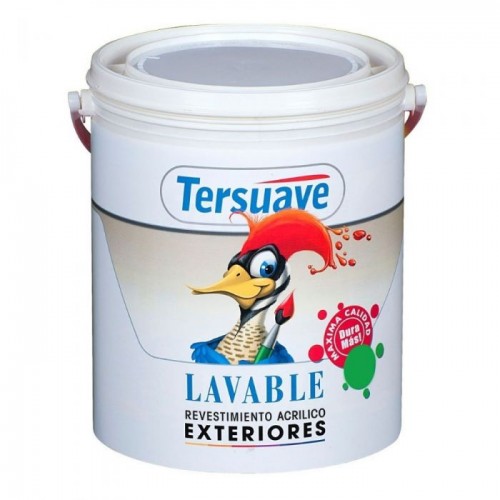 PINTURA LAVABLE EXTERIOR CHOCOLATE x 4 Lts. - TERSUAVE