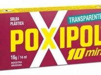 POXIPOL 10' TRANSPARENTE GRANDE x 1085g/700ml - POXIPOL