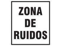 CARTEL ZONA DE RUIDOS - BM