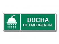 CARTEL DUCHA DE EMERGENCIA - BM