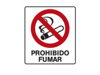 CARTEL PROHIBIDO FUMAR - BM