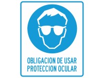 CARTEL OBLIGACION DE USAR PROTECT.OCULAR - BM